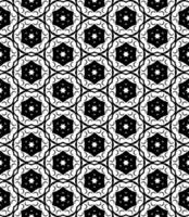 Black and white seamless abstract pattern. Background and backdrop. Grayscale ornamental design. vector