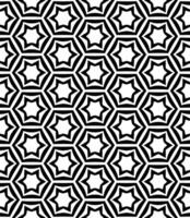 patrón abstracto sin costuras en blanco y negro. fondo y telón de fondo. diseño ornamental en escala de grises. vector