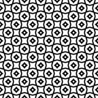 Black and white seamless abstract pattern. Background and backdrop. Grayscale ornamental design. vector