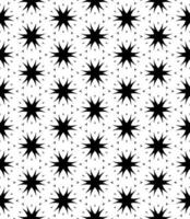 Black and white seamless abstract pattern. Background and backdrop. Grayscale ornamental design. vector