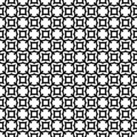 Black and white seamless abstract pattern. Background and backdrop. Grayscale ornamental design. vector