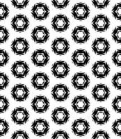 Black and white seamless abstract pattern. Background and backdrop. Grayscale ornamental design. vector