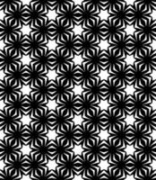 Black and white seamless abstract pattern. Background and backdrop. Grayscale ornamental design. vector