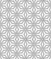 patrón abstracto sin costuras en blanco y negro. fondo y telón de fondo. diseño ornamental en escala de grises. vector