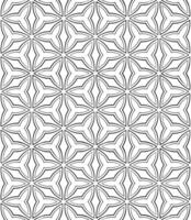 Black and white seamless abstract pattern. Background and backdrop. Grayscale ornamental design. vector