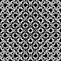 Black and white seamless abstract pattern. Background and backdrop. Grayscale ornamental design. vector