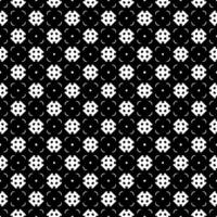 Black and white seamless abstract pattern. Background and backdrop. Grayscale ornamental design. vector