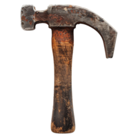 AI generated Rusty metal sledge hammer isolated on transparent background png