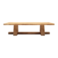 ai generato moderno tavolo isolato su trasparente sfondo png