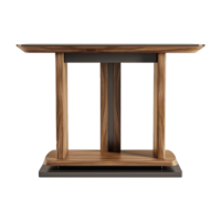 ai généré moderne table isolé sur transparent Contexte png