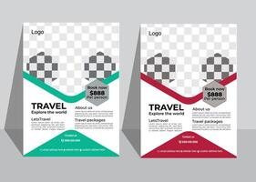 Modern Corporate Flyer Design Template vector