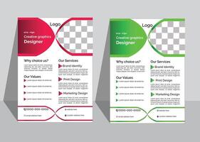 Modern Corporate Flyer Design Template vector