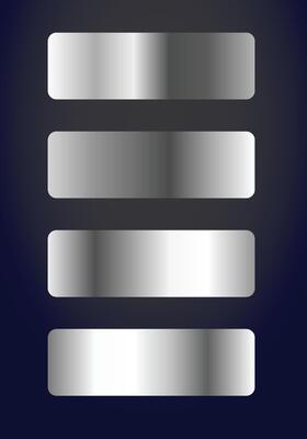 Collection of silver gradient palette background