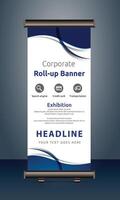 vector rollup banners template with business presentation design template