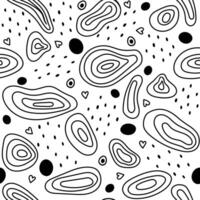 doodle seamless pattern vector