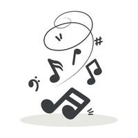 musical notas vector