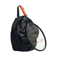 ai gegenereerd tennis racket zak geïsoleerd Aan transparant achtergrond png