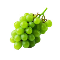 AI generated Green wine grape png isolated on transparent background