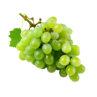 AI generated Green wine grape png isolated on transparent background