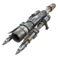 AI generated Rocket launcher isolated on transparent background png