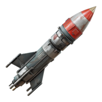 AI generated Rocket launcher isolated on transparent background png