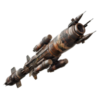 AI generated Rocket launcher isolated on transparent background png