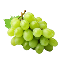 AI generated Green wine grape png isolated on transparent background