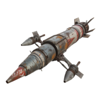 AI generated Rocket launcher isolated on transparent background png