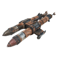AI generated Rocket launcher isolated on transparent background png