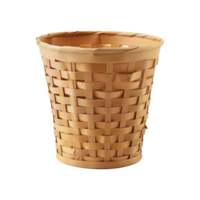 AI generated Paper basket isolated on transparent background png