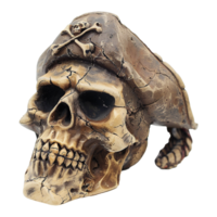 AI generated Pirate skull isolated on transparent background png