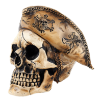 AI generated Pirate skull isolated on transparent background png