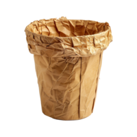 AI generated Paper basket isolated on transparent background png