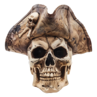 AI generated Pirate skull isolated on transparent background png