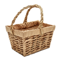 AI generated Paper basket isolated on transparent background png