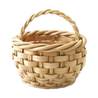 AI generated Paper basket isolated on transparent background png