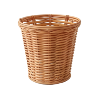 AI generated Paper basket isolated on transparent background png