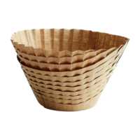 AI generated Paper basket isolated on transparent background png