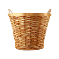 AI generated Paper basket isolated on transparent background png