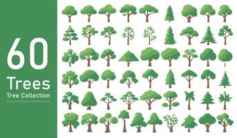 silhouette tree line drawing set, Side view, set of graphics trees elements outline symbol. silhouette tree line drawing set, Side view, icon set of graphics trees elements outline symbol. vector