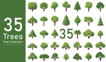 silhouette tree line drawing set, Side view, set of graphics trees elements outline symbol. silhouette tree line drawing set, Side view, icon set of graphics trees elements outline symbol. vector