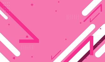 Abstract pink geometric background. Dynamic shapes composition vector design