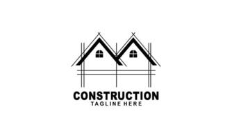 Home build illustration symbol logo design vector