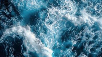 AI generated Vast Blue Water Surface photo