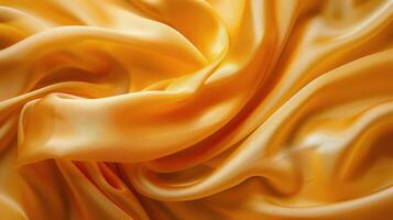 AI generated Close-Up Yellow Fabric Texture photo