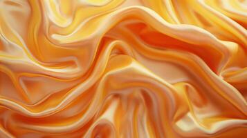 AI generated Close-Up Yellow Fabric Texture photo