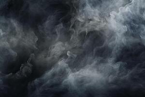 AI generated Ghostly Smoke texture scary halloween. Generate Ai photo