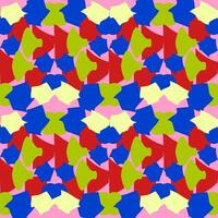 Seamless vector abstract pattern with contrasting spots, pure colors