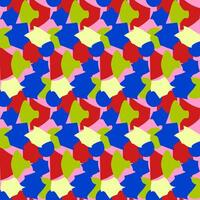 Seamless vector abstract pattern with contrasting spots, pure colors