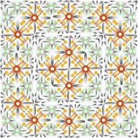 Seamless vector pattern with floral ornament